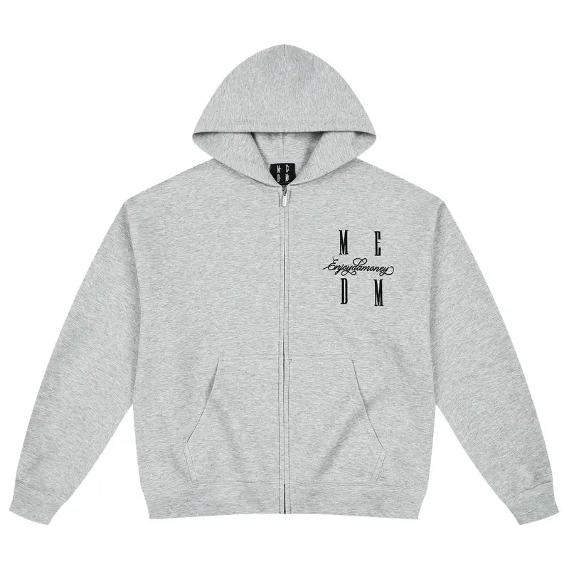 MEDM Air Layer Zip Up Hoodie | Face 3 Face