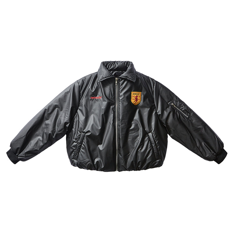 Remedy Number Patch Embroidered MA-1 Bomber Jacket | Face 3 Face