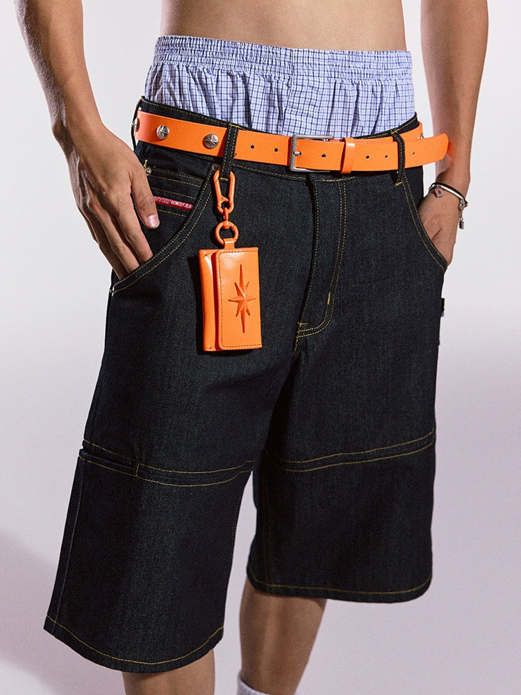 Remedy Neon Metal Studded Leather Belt | Face 3 Face