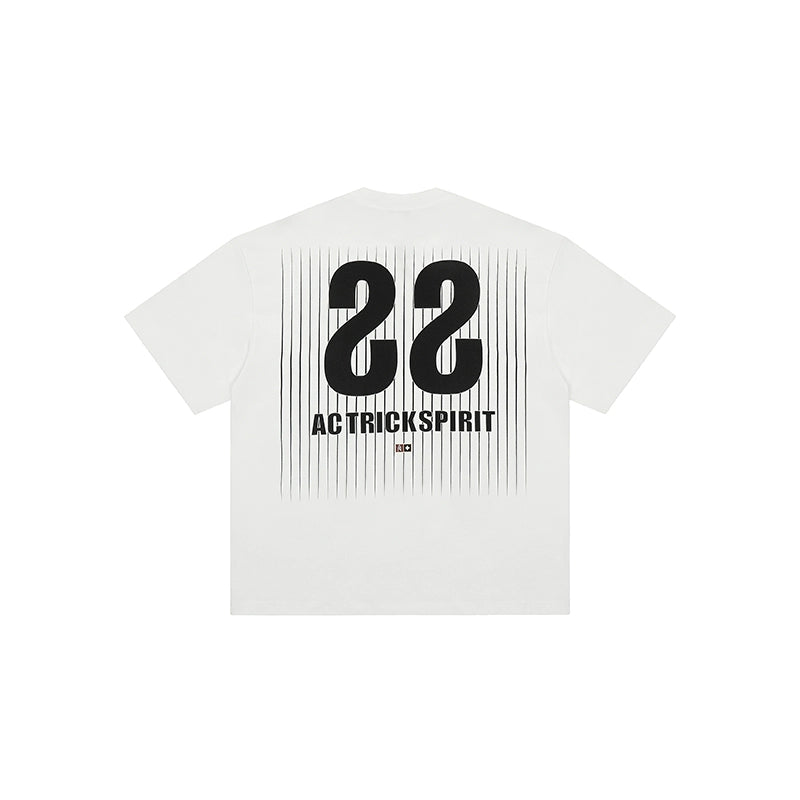 Achock Screen Stripe Print Tee | Face 3 Face
