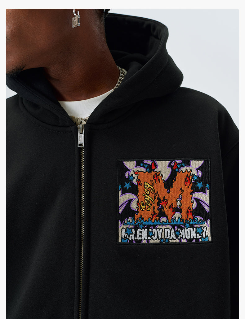 MEDM Angel & Devil Horns Zip-Up Hoodie | Face 3 Face