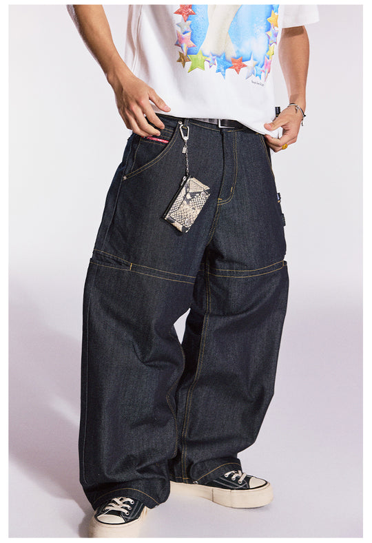 Remedy Metal Studded Keychain Coin Card Zipper Leather Wallet | Face 3 Face