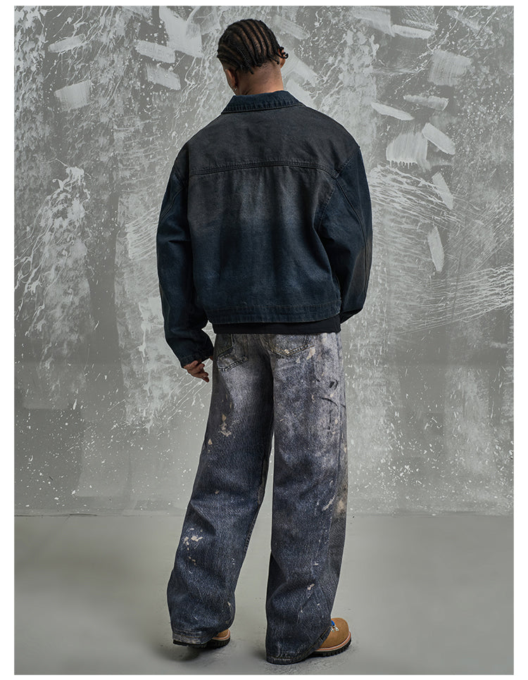 F3F Select 3D Graffiti Digital Print Washed Jeans | Face 3 Face