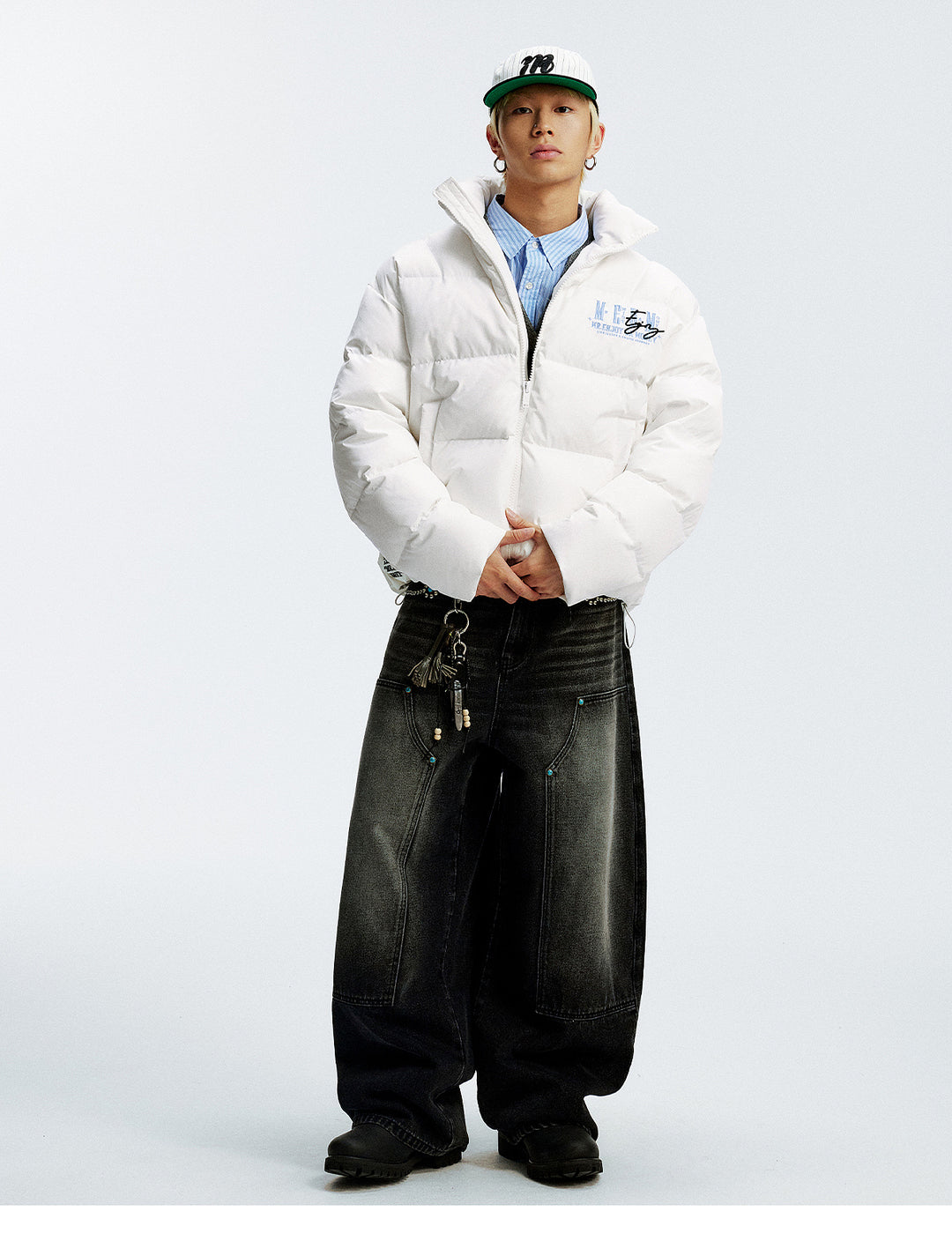 MEDM Honeycomb Pattern Down Jacket | Face 3 Face