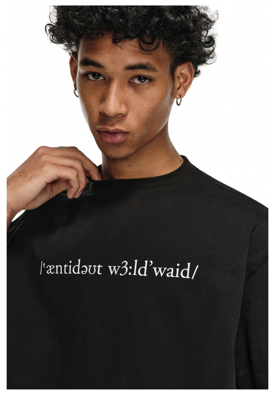 ANTIDOTE Small Letter Logo Printed Tee | Face 3 Face