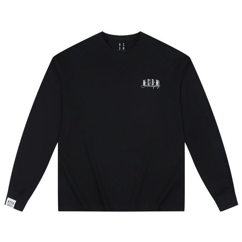MEDM Logo Embroidered Antibacterial Long Sleeve Tee | Face 3 Face