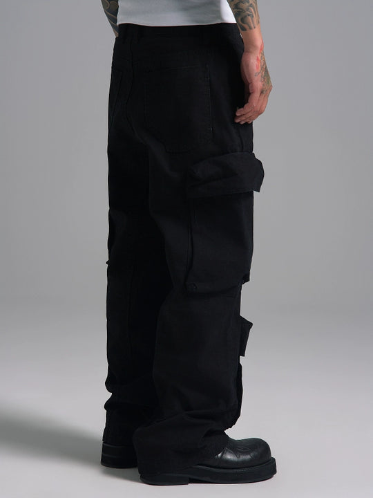 S45 Logo Embroidered Cargo Pants | Face 3 Face