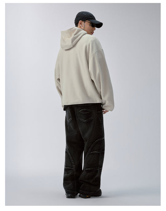 F2CE Stitching Deconstruction Utility Jeans | Face 3 Face