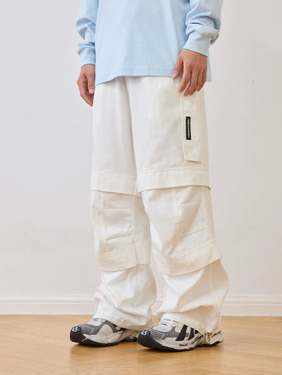 Harsh and Cruel Zipper Pleated Paratrooper Pants | Face 3 Face