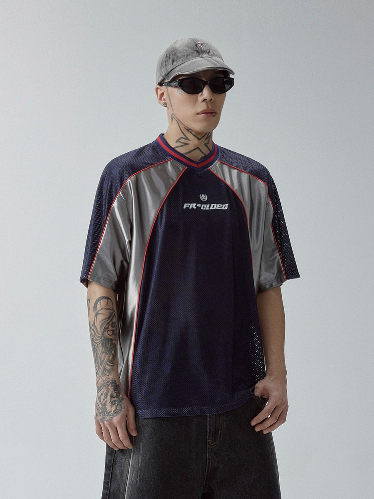 F2CE Contrast Color Mesh Hockey Jersey | Face 3 Face