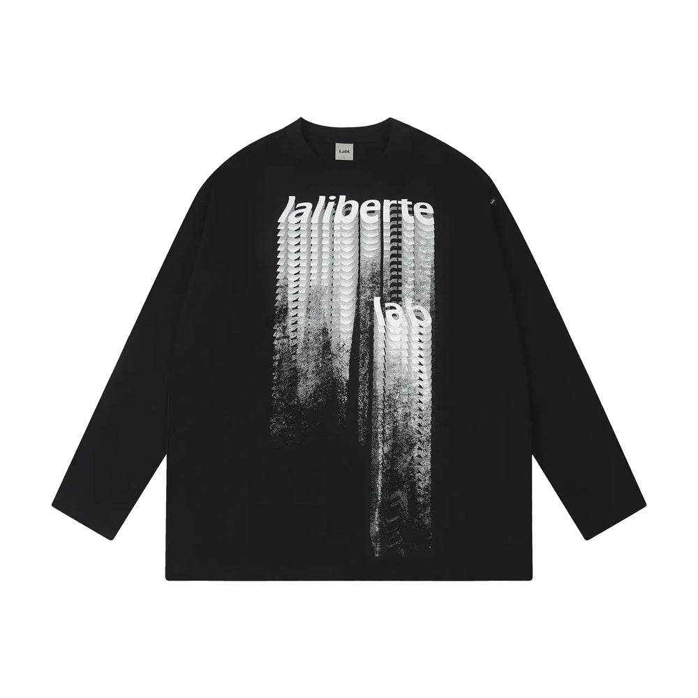 Labt Distressed Print Long Sleeve Tee | Face 3 Face