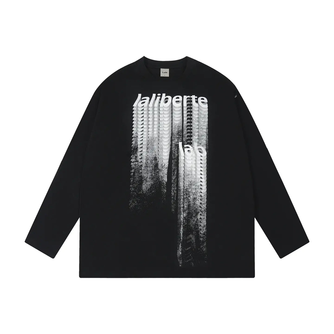 Labt Distressed Print Long Sleeve Tee | Face 3 Face