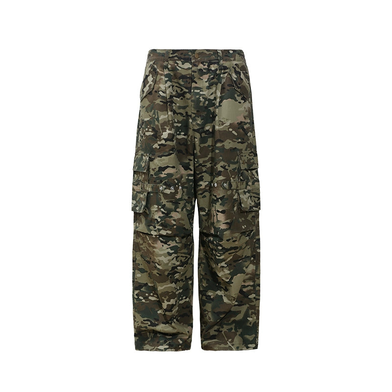 UNTILWERICH Military Camouflage Paratrooper Work Pants | Face 3 Face