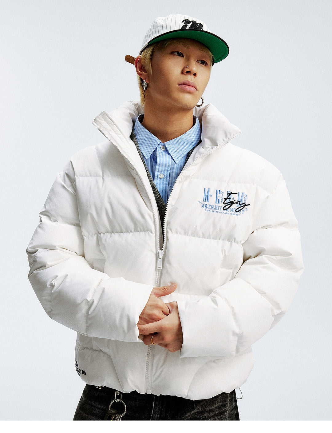 MEDM Honeycomb Pattern Down Jacket | Face 3 Face