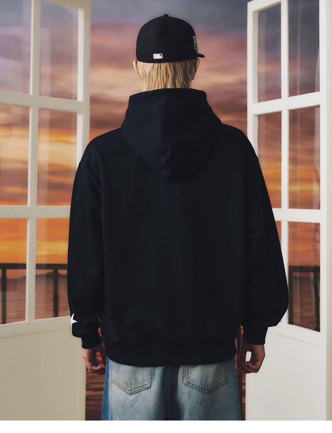 MEDM Star Hood Lining Logo Patch Hoodie | Face 3 Face