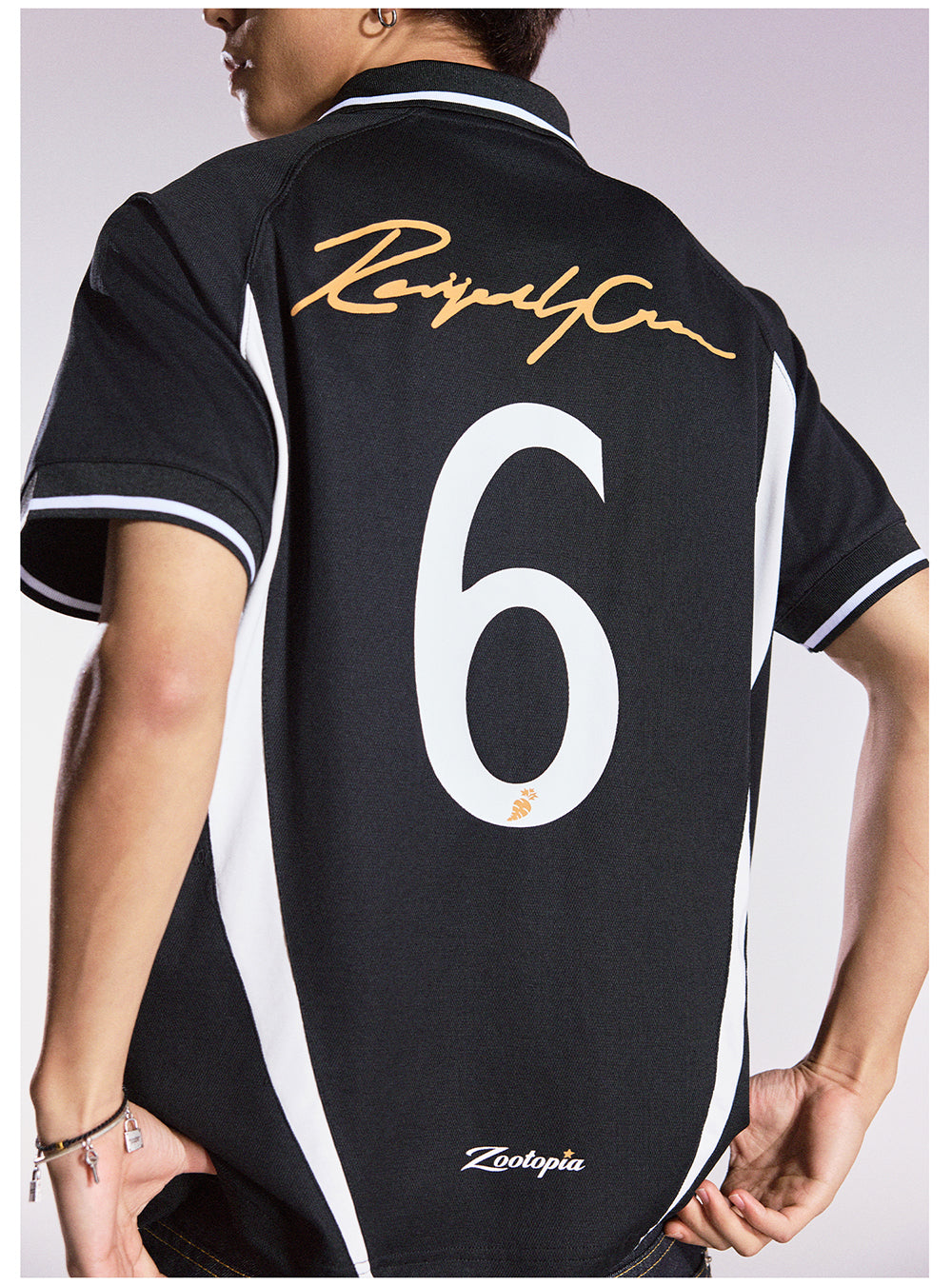 Remedy HONEYBUNNY Rabbit Embroidered Soccer Jersey Polo Shirt | Face 3 Face