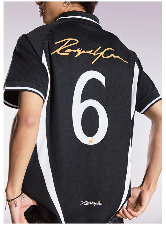 Remedy HONEYBUNNY Rabbit Embroidered Soccer Jersey Polo Shirt | Face 3 Face