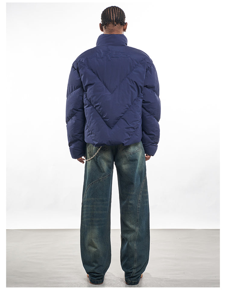 F3F Select Deconstructed Short Puffer Jacket | Face 3 Face