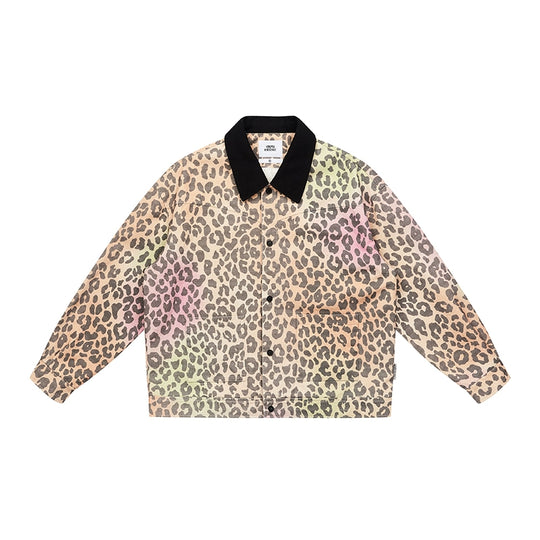 EMPTY REFERENCE Colorful Leopard Print Detroit Jacket | Face 3 Face