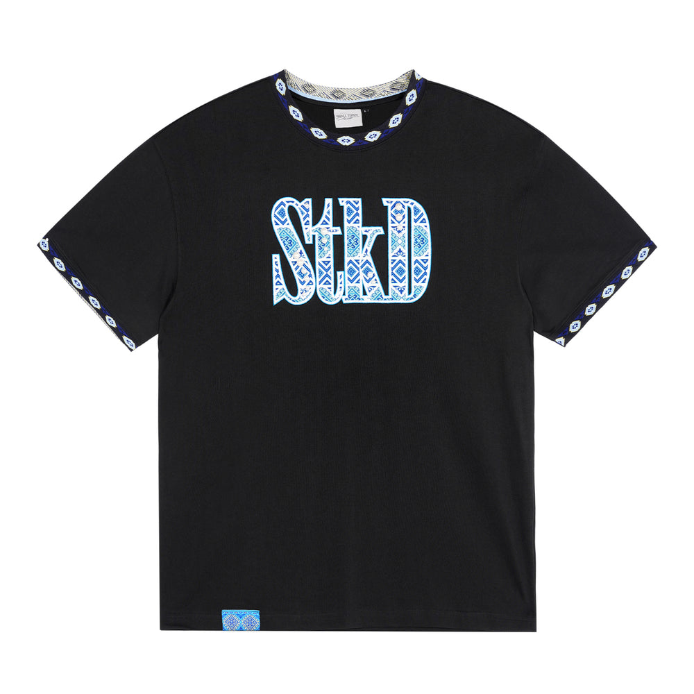 Small Town Kid STKD Embroidered Ethnic Pattern Pearl Tee | Face 3 Face