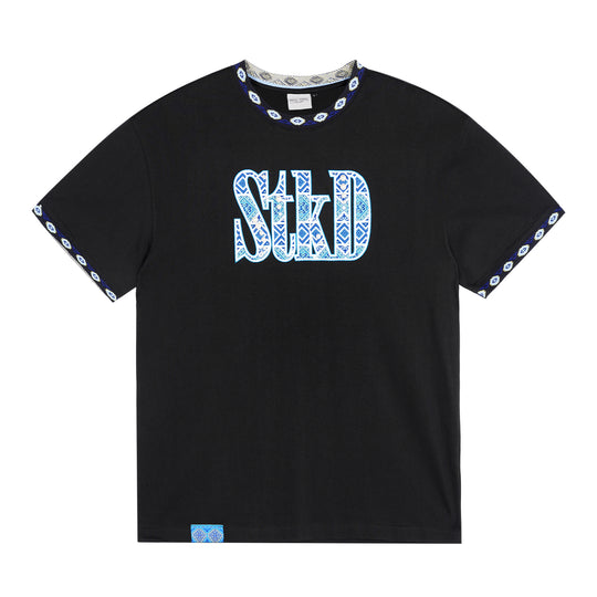 Small Town Kid STKD Embroidered Ethnic Pattern Pearl Tee | Face 3 Face