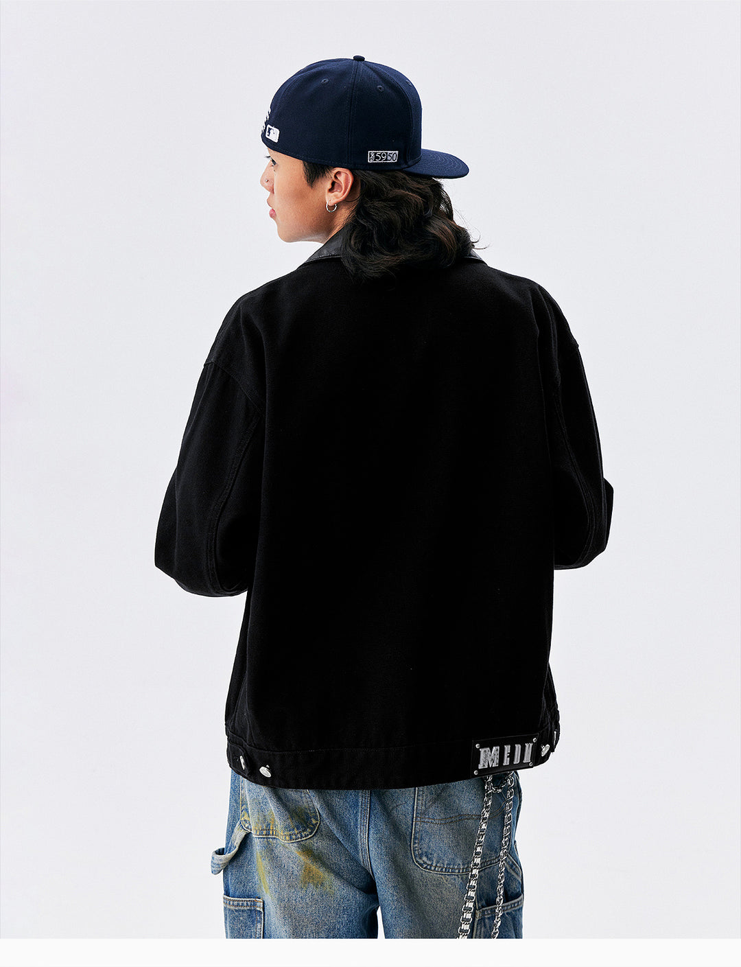 MEDM Turquoise Metal Patch Detroit Jacket | Face 3 Face