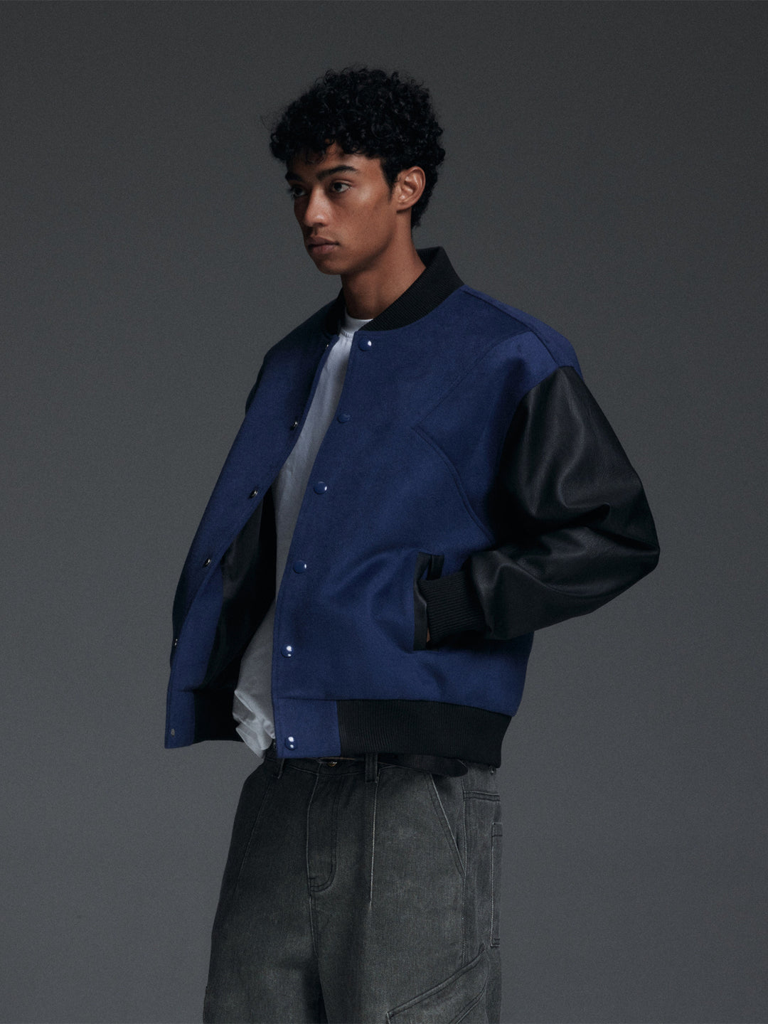 NOVACAM Patchwork Varsity Jacket | Face 3 Face