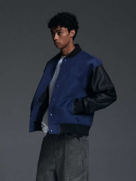 NOVACAM Patchwork Varsity Jacket | Face 3 Face