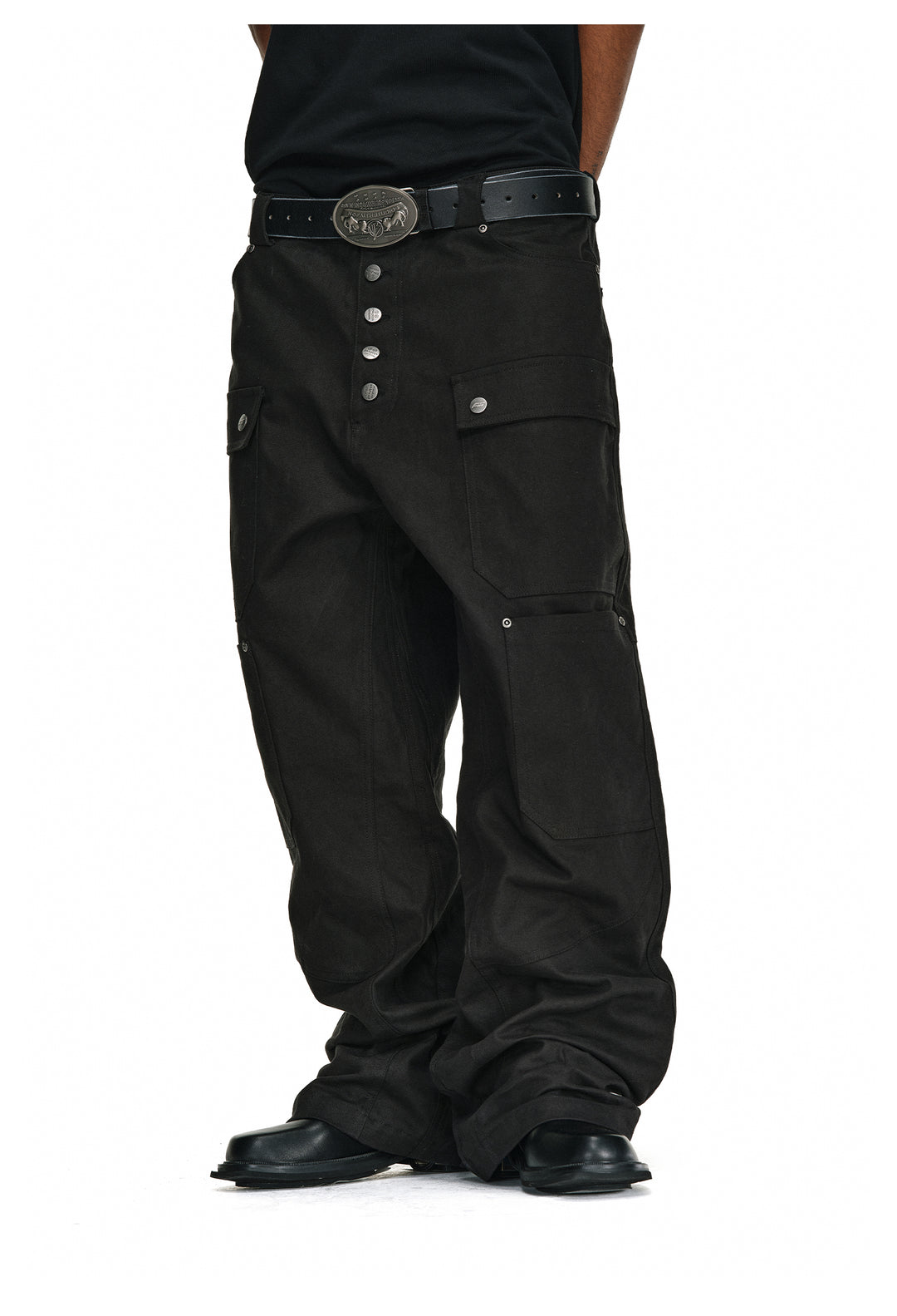 ANTIDOTE Multi Pocket Canvas Utility Jeans | Face 3 Face