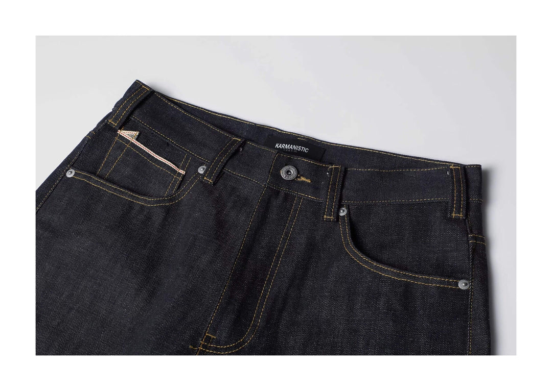 KARMANISTIC Contrast Back Pocket Original Baggy Jeans | Face 3 Face