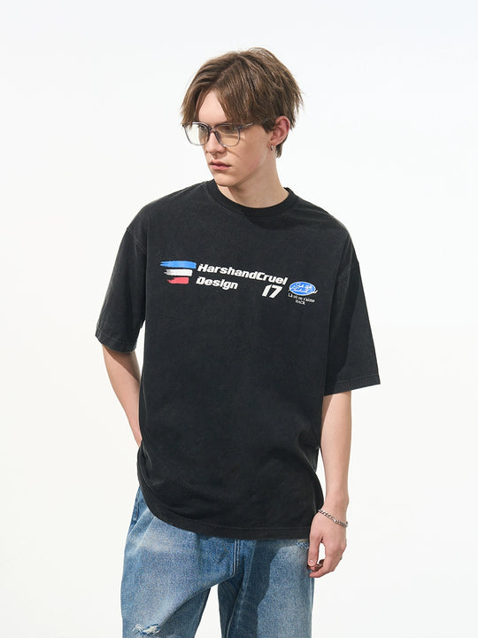 Harsh and Cruel Washed Logo Tee