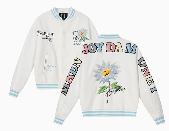 MEDM Daisy Floral Varsity Jacket | Face 3 Face