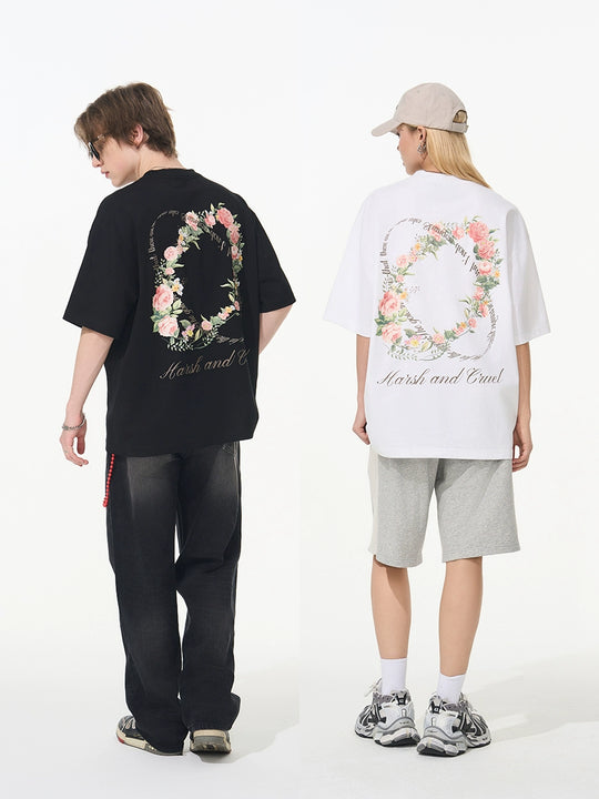 Harsh and Cruel Roses Ring Printed Tee
