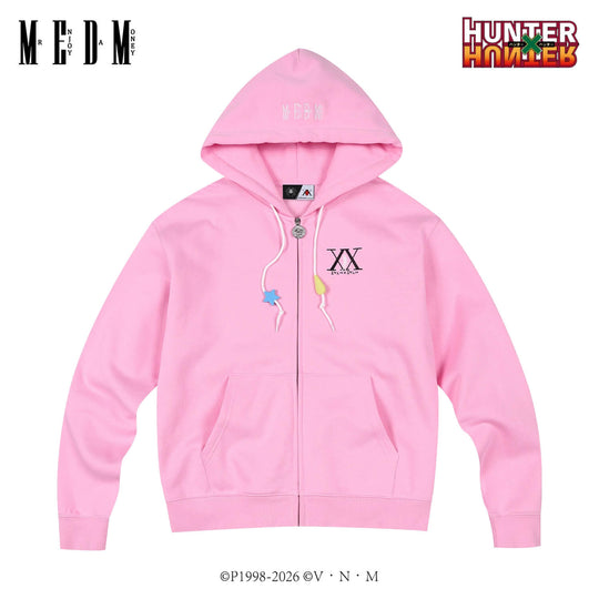 MEDM × HUNTER×HUNTER Character Icon Zip Up Hoodie | Face 3 Face