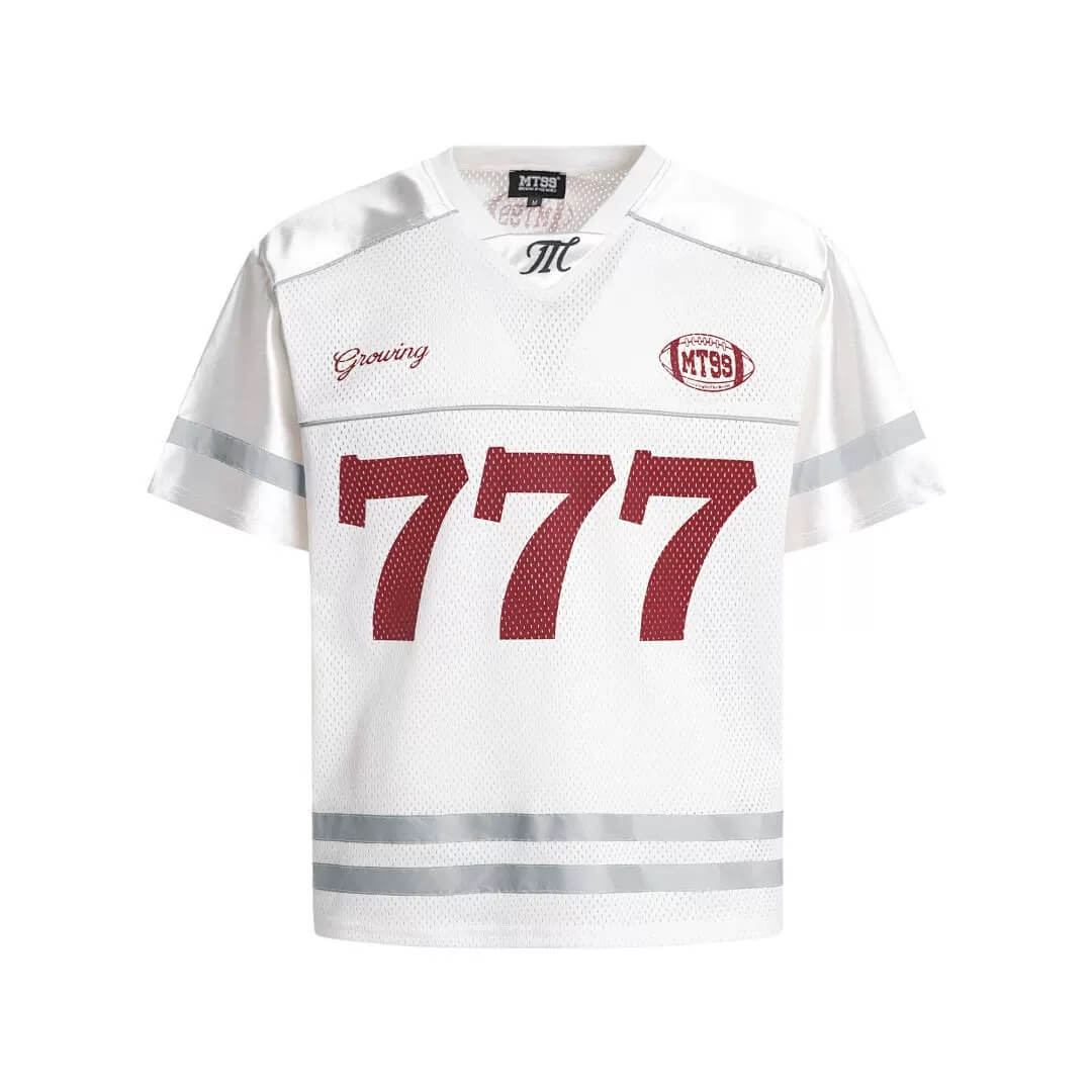 F3F Select 777 Numbering Reflective Stripe Mesh Short Sleeve Hockey Jersey | Face 3 Face
