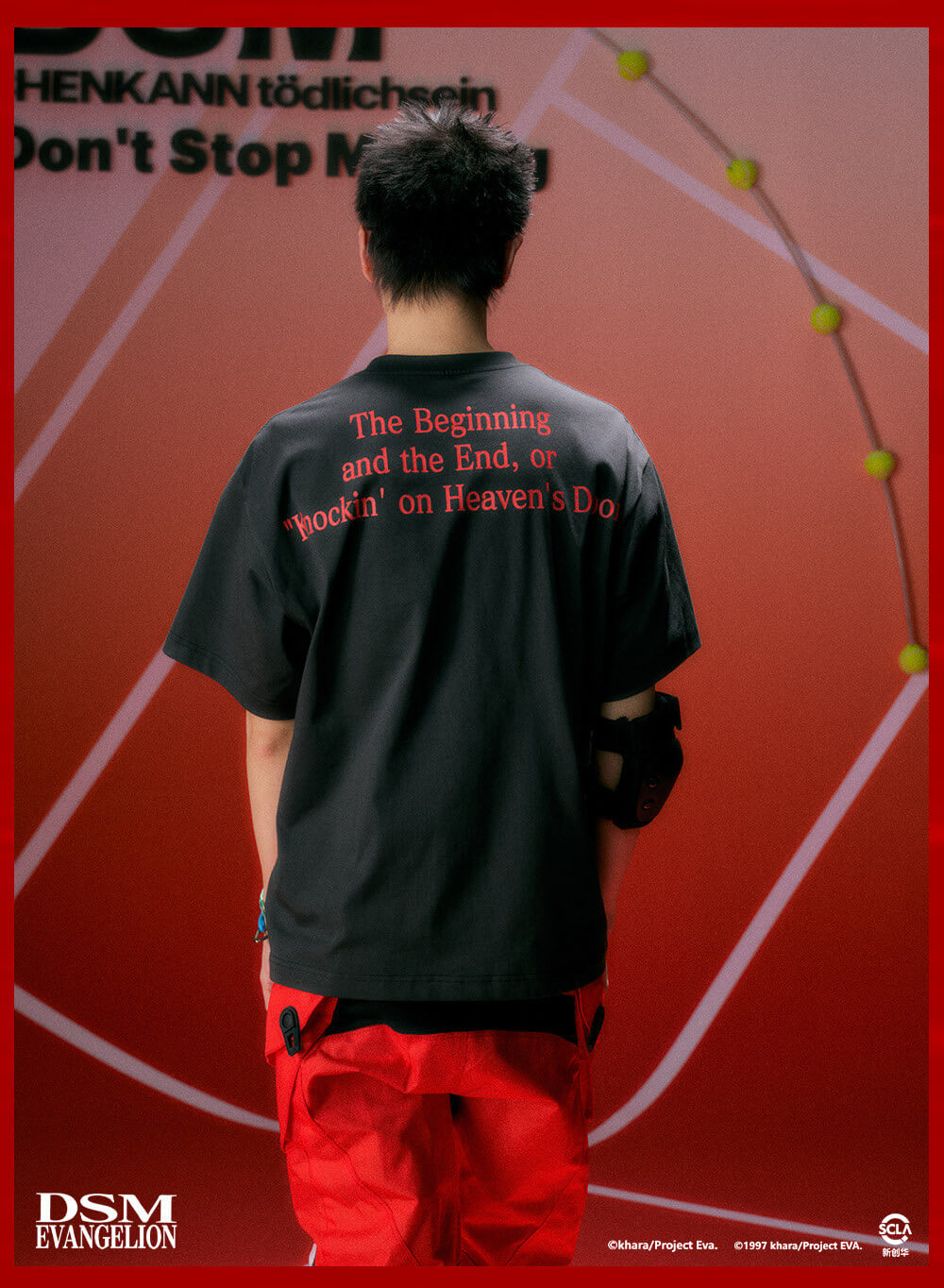 DSM x EVA Character Graphic Print Quick Dry Short Sleeve Tee