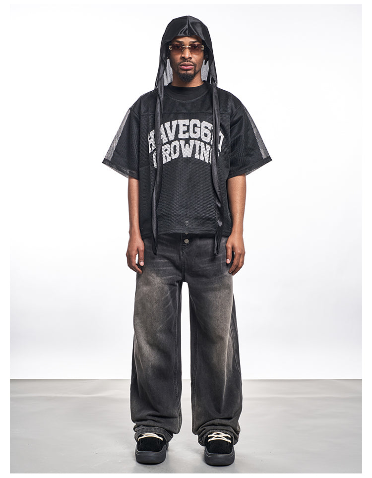 F3F Select Five Buttons Washed Black Jeans | Face 3 Face