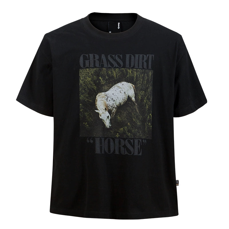Remedy GRASS DIRT HORSE Print Tee | Face 3 Face
