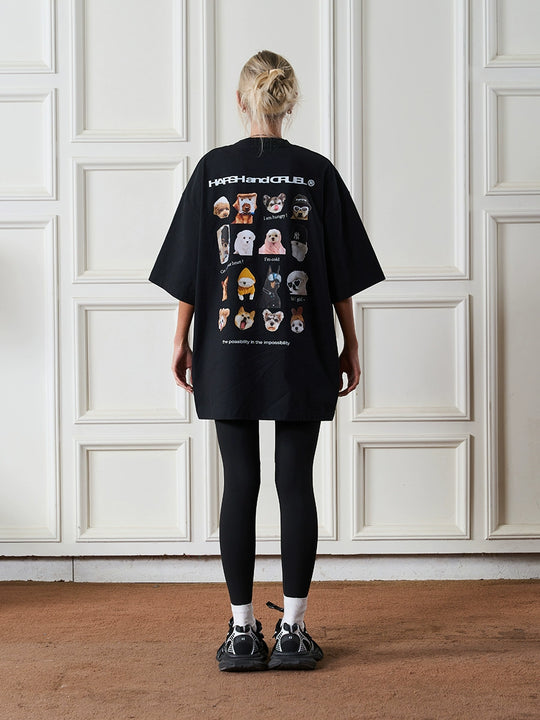 Harsh and Cruel Dogs Logo Printed Tee