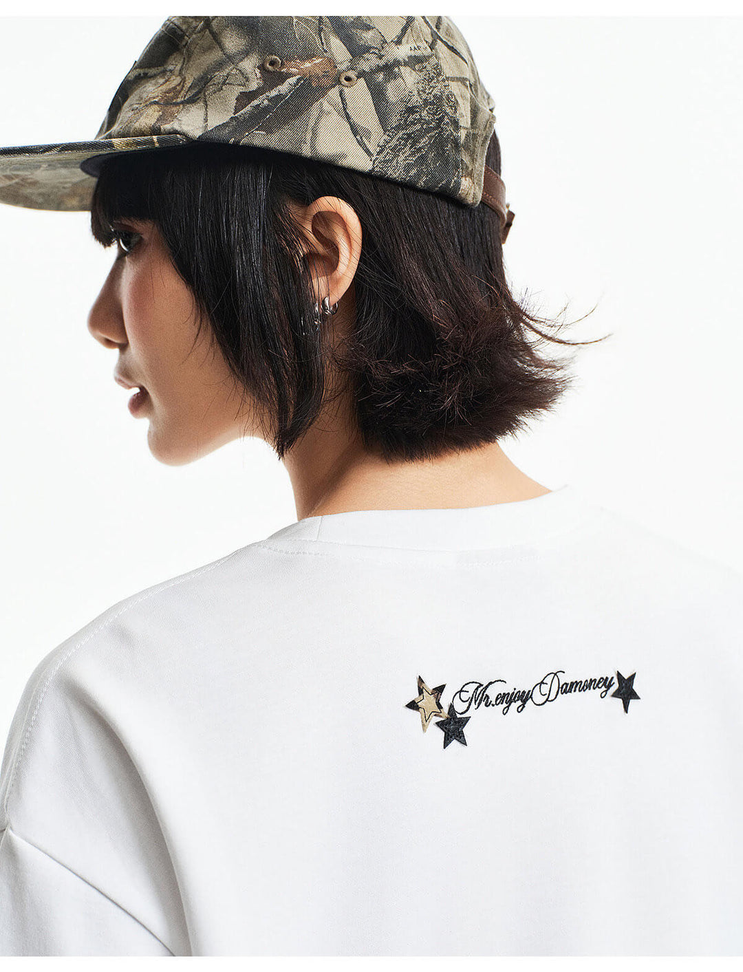MEDM Small Leopard Logo Patch Long Sleeve Tee | Face 3 Face