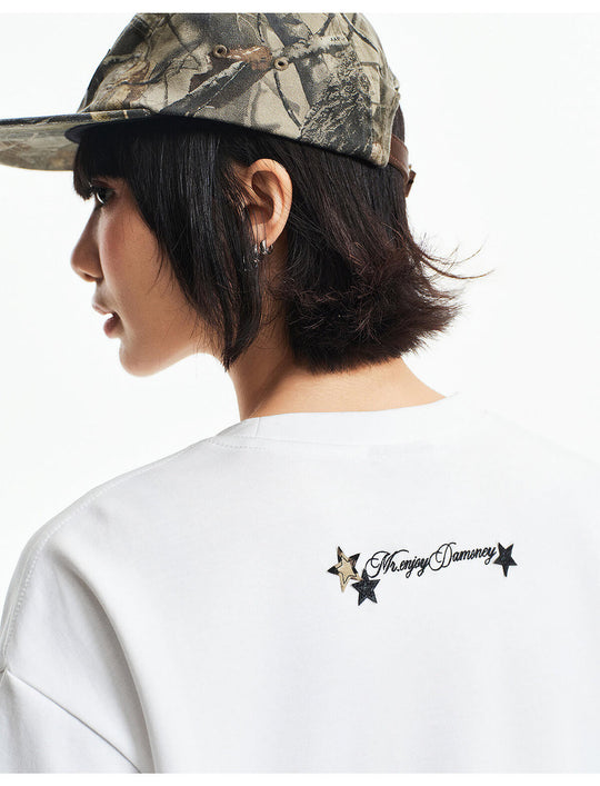 MEDM Small Leopard Logo Patch Long Sleeve Tee | Face 3 Face