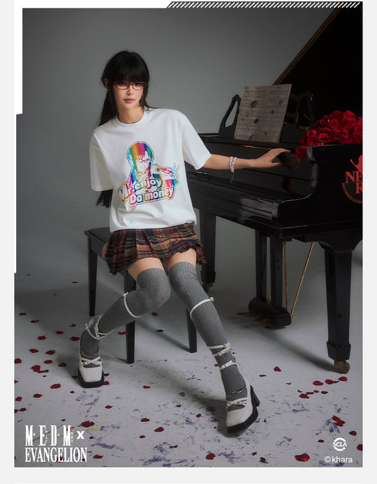 MEDM x EVA Colorful Character Print Tee | Face 3 Face
