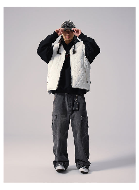 Remedy Fleece Quilted Reversible Vest | Face 3 Face