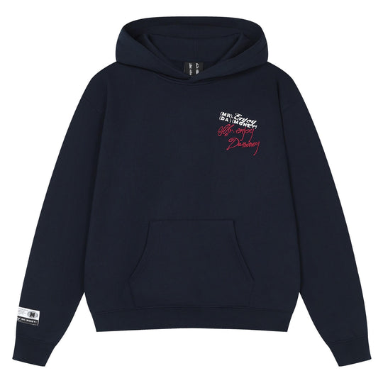 MEDM Handwritten Logo Print Hoodie | Face 3 Face