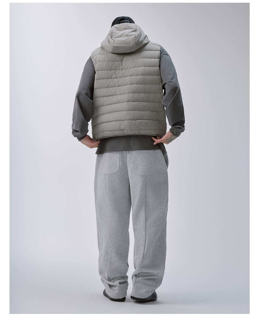 F2CE Lightweight Hooded Outdoor Down Vest | Face 3 Face