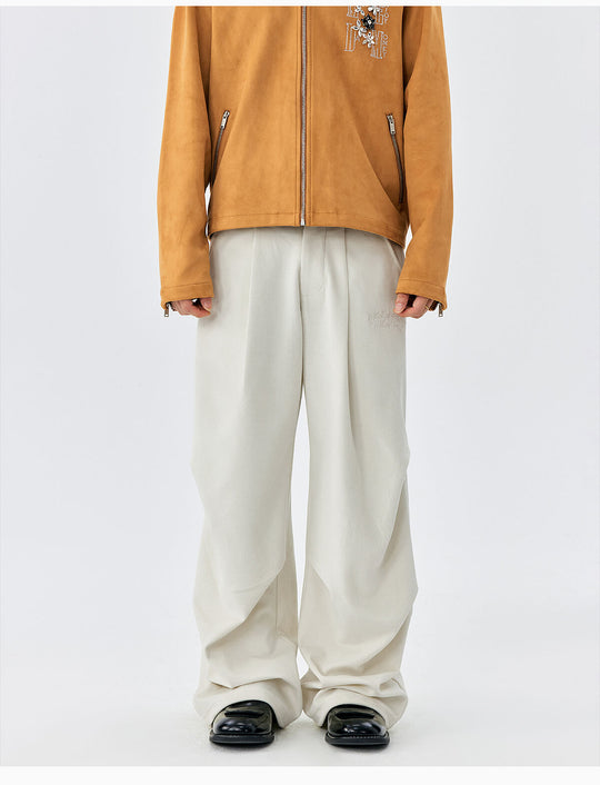 MEDM Drape Tuck Work Baggy Pants | Face 3 Face