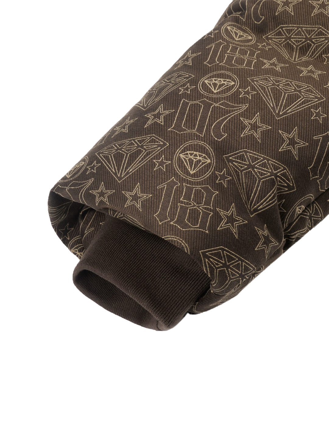 1807 Customized Full Logo Jacquard Down Jacket  | Face 3 Face