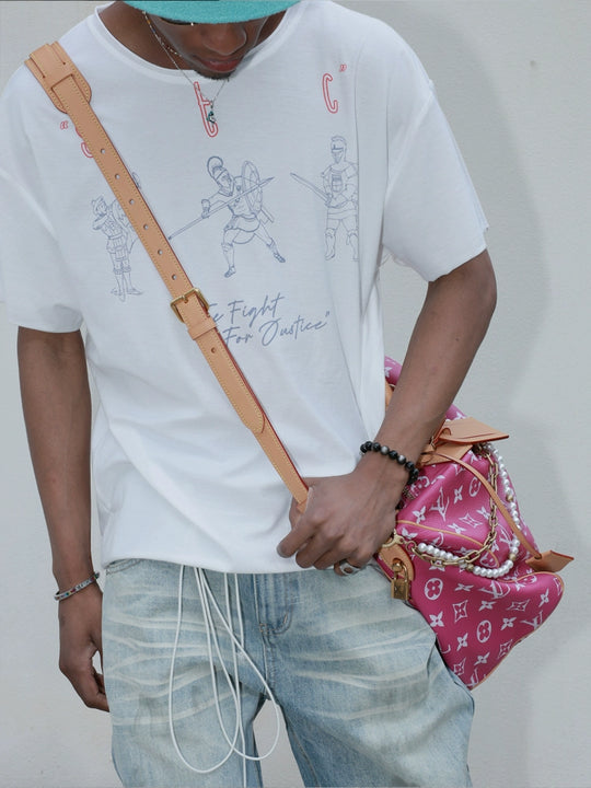 STEEPC Hand Painted Print Tee | Face 3 Face