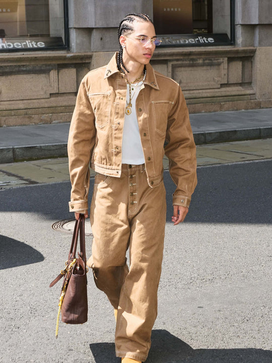 STEEPC Washed Canvas Work Jacket | Face 3 Face