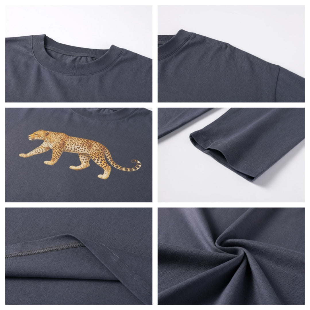 NOVACAM Leopard Digital Print Long Sleeve Tee | Face 3 Face